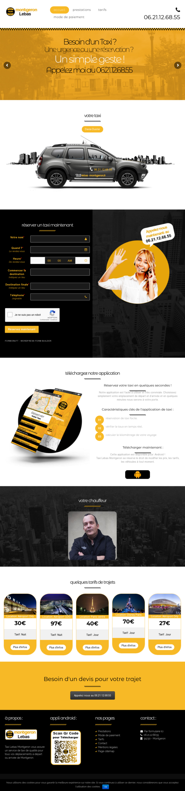 Taxi montgeron lebas